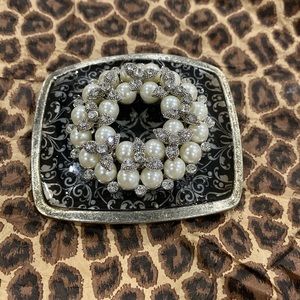 Handcrafted Rhinestone Belt Buckle